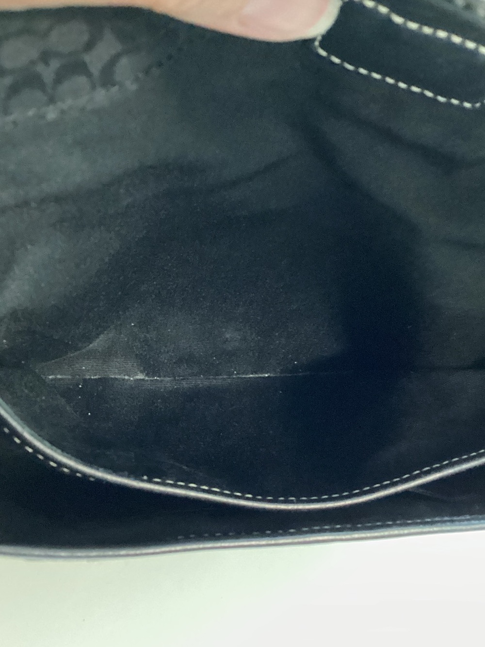Coach Signature Black Shoulder Bag - Picture 12 of 14